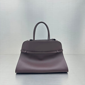 The Row W1255L72 Calfskin Margaux 15 Air buckled textured-leather tote T10992 - Default Title - View 2
