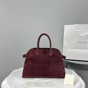 The Row W1255L72 Suede Soft Margaux 15 Air buckled tote T10998 - Default Title - View 1