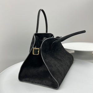 The Row W1255L72 Suede Soft Margaux 15 Air buckled tote T11001 - Default Title - View 6