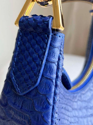Tom Ford Python skin Leather Bianca Mini Hobo 5520708811 Blue - Default Title - View 4