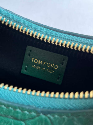 Tom Ford Python skin Leather Bianca Mini Hobo 5520708811 Malachite green - Default Title - View 7