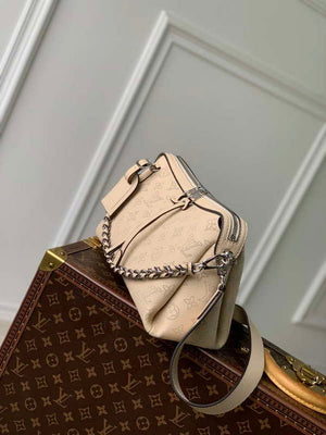 LV M24114 Louis Vuitton Hand It All PM Bag Mahina Cr¨¨me Beige - Default Title - View 4
