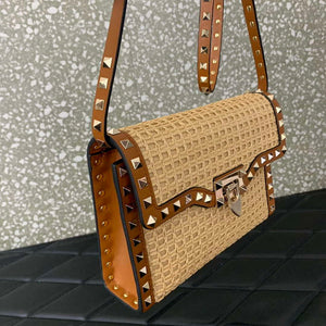 Valentino 03221 VLOGO SIGNATURE Crossbag RAFFIA - Default Title - View 3