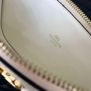 Valentino 079 VLOCO SIGNATURE CALFSKIN LEATHER BAG - Pink - View 7