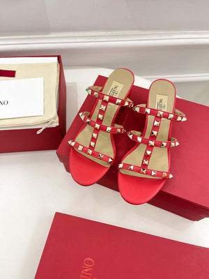 Valentino 3W2S0C47VOD Rockstud Flat Slide Sandal 60MM V98838 - US 4=35 - View 7