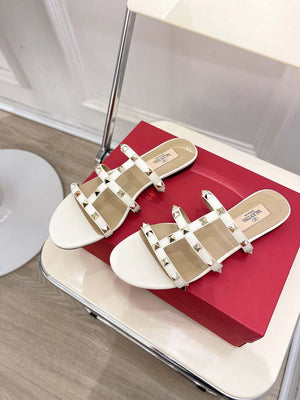 Valentino 3W2S0C49VOD Rockstud Flat Slide Sandal V98833 - US 4=Euro 35 - View 5