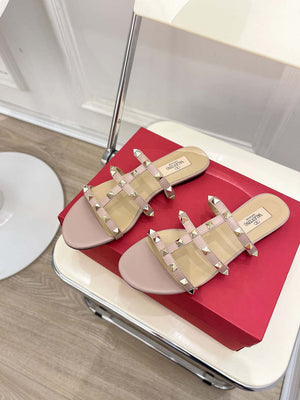 Valentino 3W2S0C49VOD Rockstud Flat Slide Sandal V98836 - US 4=Euro 35 - View 6