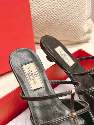 Valentino 4W0S0IZ2ACT Rockstud Wispy Calfskin Mule 20MM V10092 - 60MM / US 4=Euro 35 - View 7