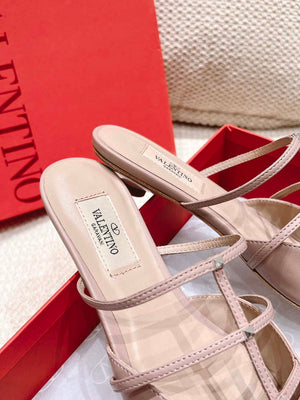 Valentino 4W0S0IZ2ACT Rockstud Wispy Calfskin Mule 20MM V10096 - US 4=Euro 35 - View 7