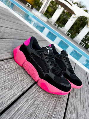 Valentino Garavani Bubbleback Mesh And Suede Sneaker V78133 - 35 - View 1