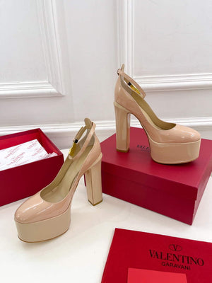 Valentino Garavani Tan-go Platform Pump In Patent Leather 155MM light Pink - 35 - View 1