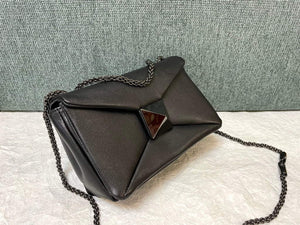 Valentino One Stud Nappa Bag With Chain 1215 Black - Default Title - View 7