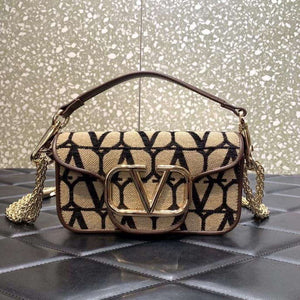 Valentino VAL352M3 loco small shoulder bag valentino garavani Apricot - Default Title - View 1