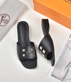 Hermes Women Shoes Designer Hermes Slippers Heel 60mm H70030 - 35 - View 8
