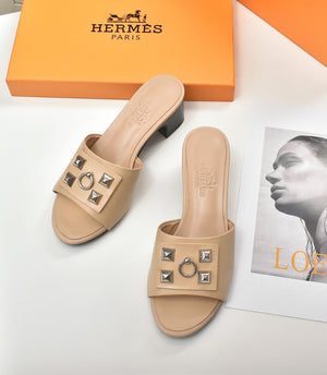 Hermes Women Shoes Designer Hermes Slippers Heel 60mm H70038 - 35 - View 8