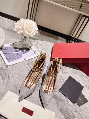Valentino Women's Full Diamond Shoes 100mm V75465 - 35 - View 5