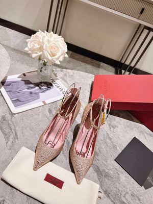 Valentino Women's Full Diamond Shoes 100mm V75467 - 35 - View 4