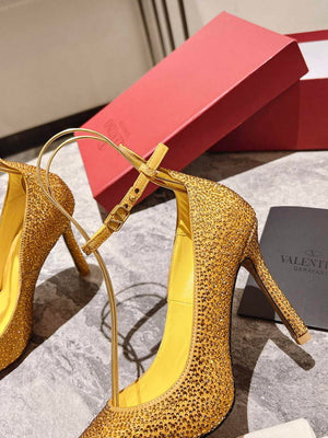 Valentino Women's Full Diamond Shoes 100mm V75468 - 35 - View 7
