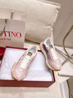 Valentino Women's Men's Lace and Mesh Lacerunner Sneaker V54902 - US 4=Euro 35 - View 5