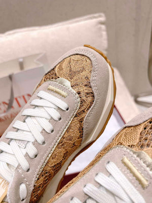 Valentino Women's Men's Lace and Mesh Lacerunner Sneaker V54906 - US 4=Euro 35 - View 8