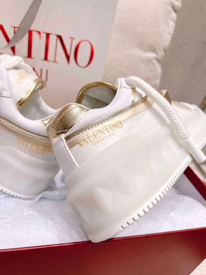 Valentino Women's Men's one Stud XL Trainer in Nappa Leather V54896 - US 4=Euro 35 - View 8
