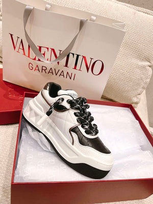 Valentino Women's Men's one Stud XL Trainer in Nappa Leather V54897 - US 4=Euro 35 - View 6