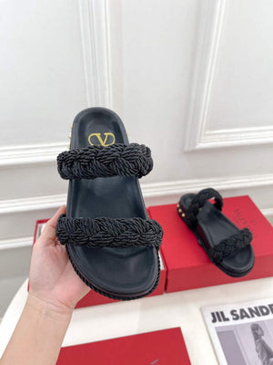 Valentino Women's Shoes hand woven slippers V75434 - 35 - View 4