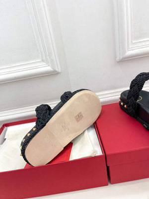 Valentino Women's Shoes hand woven slippers V75434 - 35 - View 9