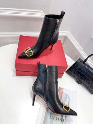Valentino Women's Shoes Vlogo Signature Short Boot 153670 - 35 - View 3