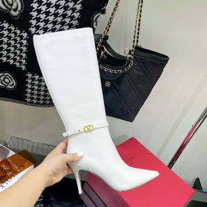 Valentino Women's Shoes Vlogo Signature High Boot 191426 - 35 - View 5