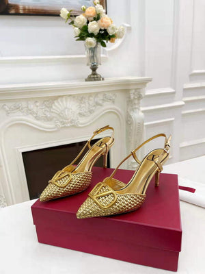 Valentino WS0R01SHD Signature pump metallic nappa 80mm V75481 - 35 - View 1