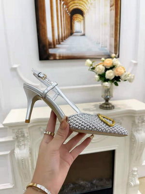 Valentino WS0R01SHD Signature pump metallic nappa 80mm V75483 - 35 - View 2