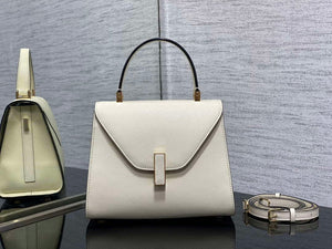 Valextra Iside Top Handle Mini Bag WBES0036028 White - Default Title - View 1
