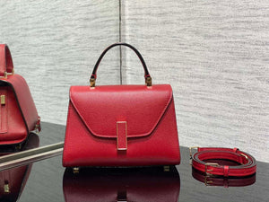 Valextra WBES0036028 Iside Top Handle micro Bag Red - Default Title - View 1