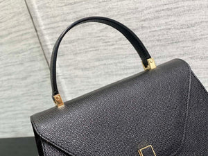 Valextra WBES0056028 Iside Top Handle Medium Bag Black - Default Title - View 2