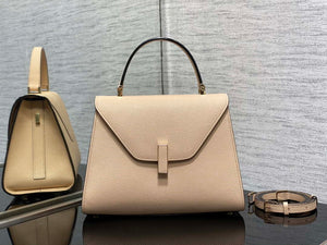 Valextra WBES0056028 Iside Top Handle Medium Bag Nude - Default Title - View 1