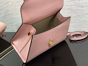 Valextra WBES0056028 Iside Top Handle Medium Bag Pink - Default Title - View 7