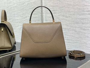 Valextra WBES0056028 Iside Top Handle Medium Bag Dark Gray - Default Title - View 4