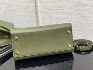 Valextra WBES0056028 Iside Top Handle Medium Bag Green - Default Title - View 6