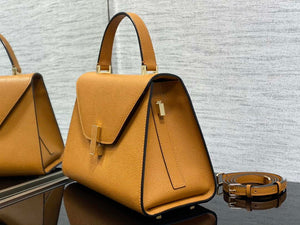 Valextra WBES0056028 Iside Top Handle Medium Bag Tan - Default Title - View 5