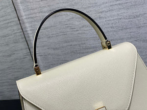 Valextra WBES0056028 Iside Top Handle Medium Bag White - Default Title - View 2