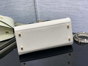 Valextra WBES0056028 Iside Top Handle Medium Bag White - Default Title - View 6