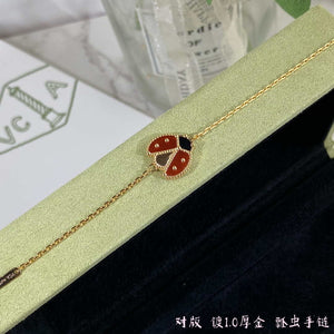 Van Cleef & Arpels Lucky Spring pendant open wings ladybug Rose Gold VCARP7R100 - Default Title - View 1