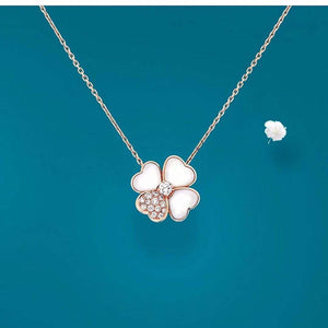 Van Cleef Arpels VCARO8FO00 Necklace Sweet Alhambra Pendant Rose Gold V80991 - Default Title - View 1