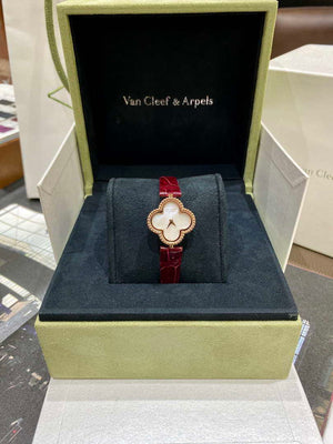 Van Cleef & Arpels VCARO8SF00 Sweet Alhambra watch 18K rose gold Mother-of-pearl VCA90001 - Default Title - View 15