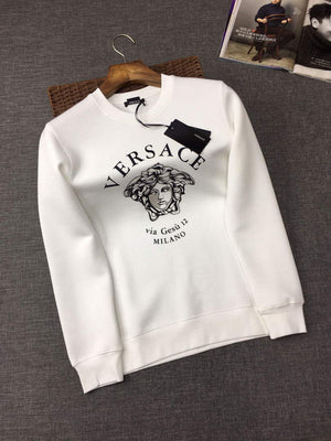 Versace 1006481 Men's Hoodie Medusa Logo Sweatshirt V77561 - M - View 1