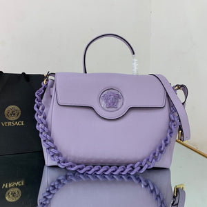 Versace DBFI038 La Medusa Large Handbag 1038 Purple - Default Title - View 1