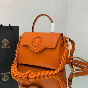 Versace DBFI039 La Medusa Medium Handbag 1039 Orange - Default Title - View 4