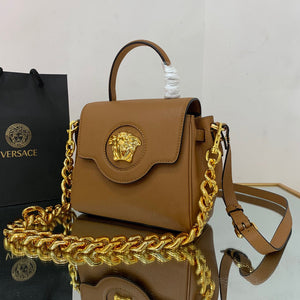Versace DBFI040 La Medusa Small Handbag 1040 Tan - Default Title - View 4