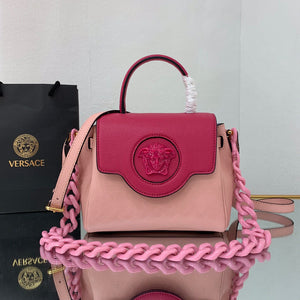 Versace DBFI040 La Medusa Small Handbag 1040 Pink Plum - Default Title - View 1
